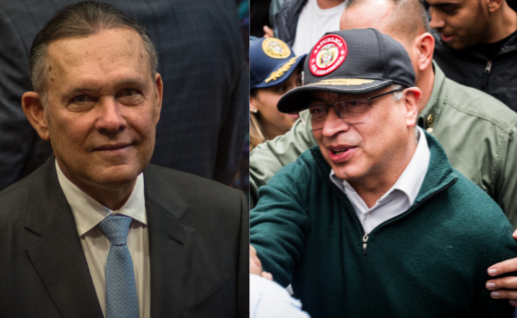 Efrain Cepeda y Gustavo Petro 